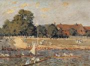 Alfred Sisley Regatta at Hampton Court Spain oil painting artist